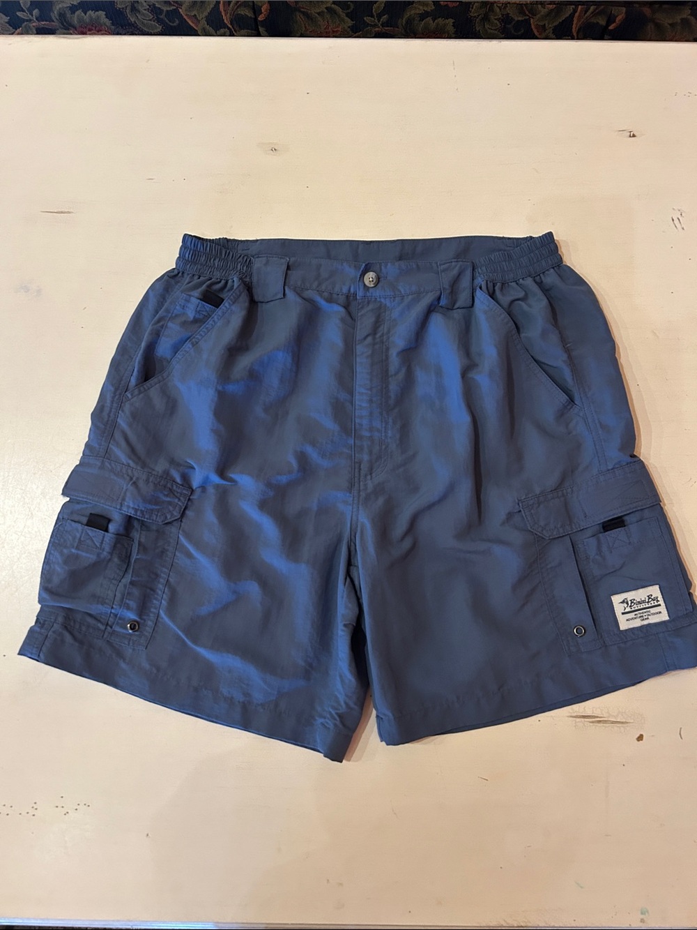 Bimini Bay Outfitters Men's Blue Cargo Fishing Shorts size 36